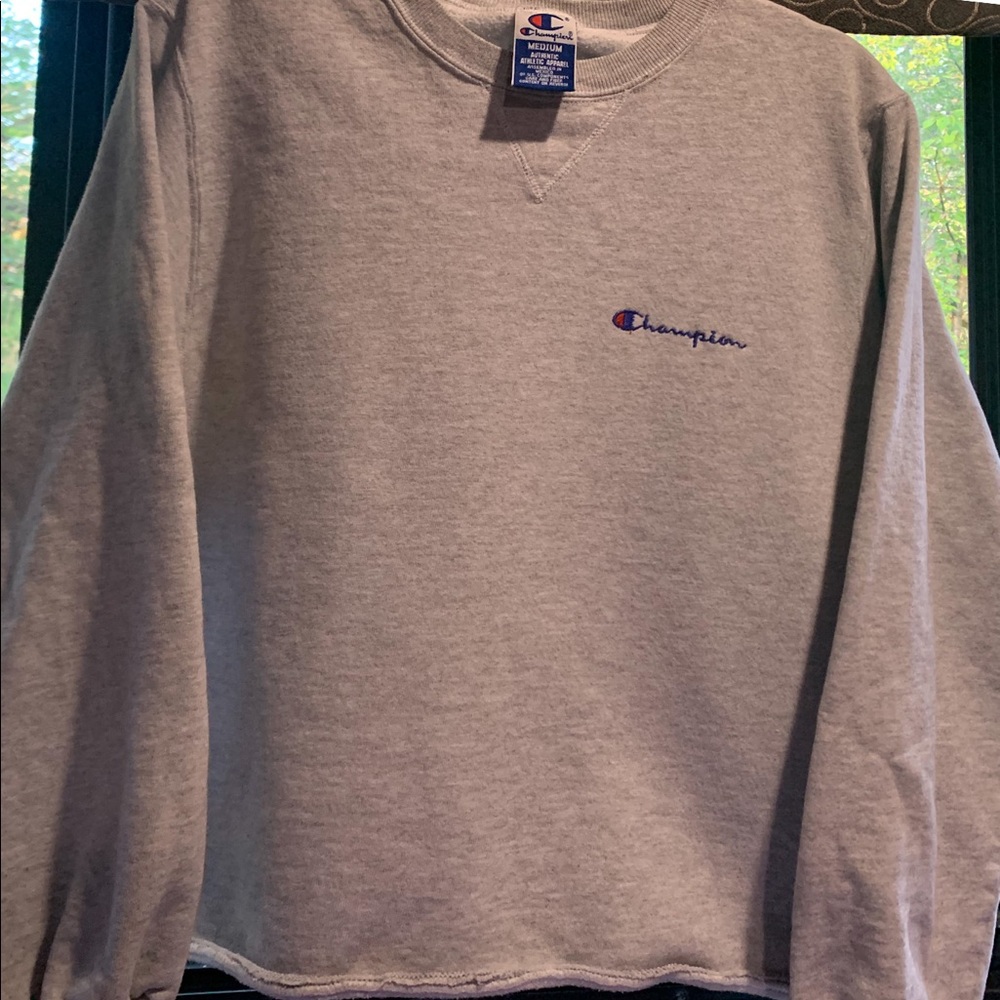 Vintage Cropped Crewneck Champion Sweater